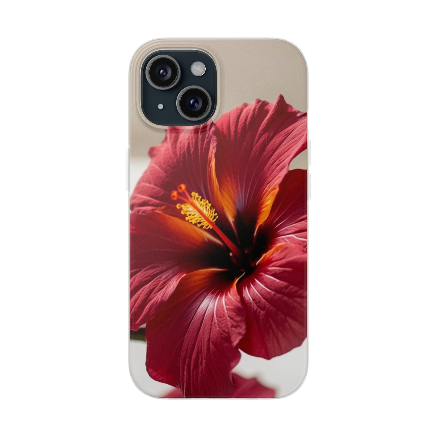 Hibiscus Floral Flexi Case – Durable Phone Protection with Tropical Vibe