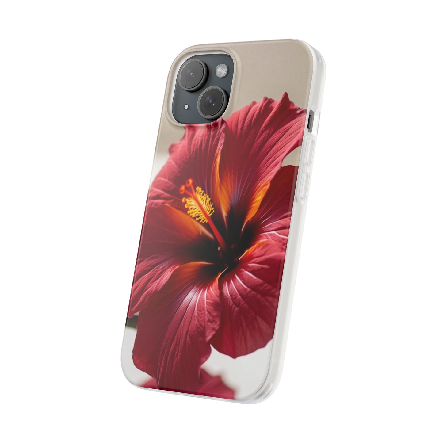 Hibiscus Floral Flexi Case – Durable Phone Protection with Tropical Vibe