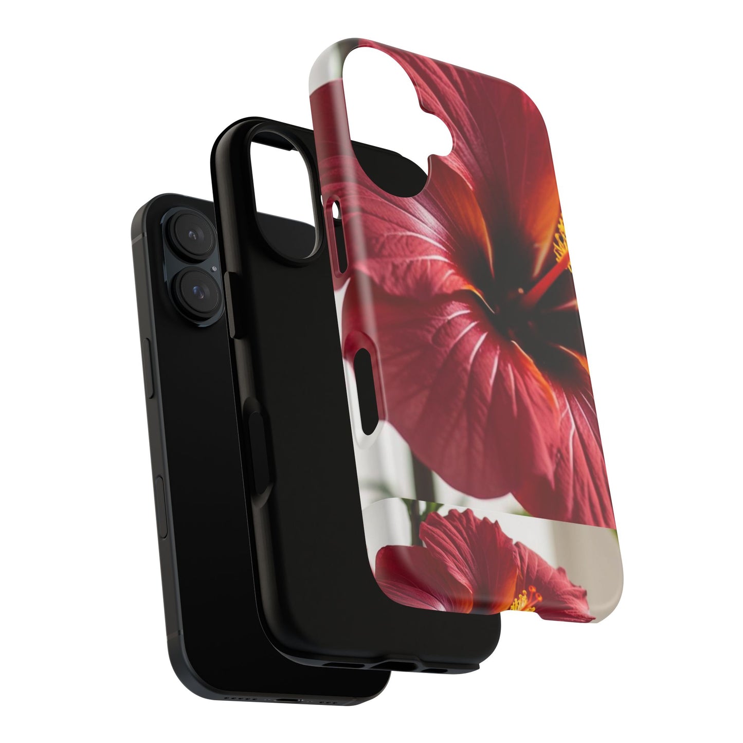 Tough Cases: Tropical Hibiscus Phone Case - Vibrant Floral Design for Nature Lovers