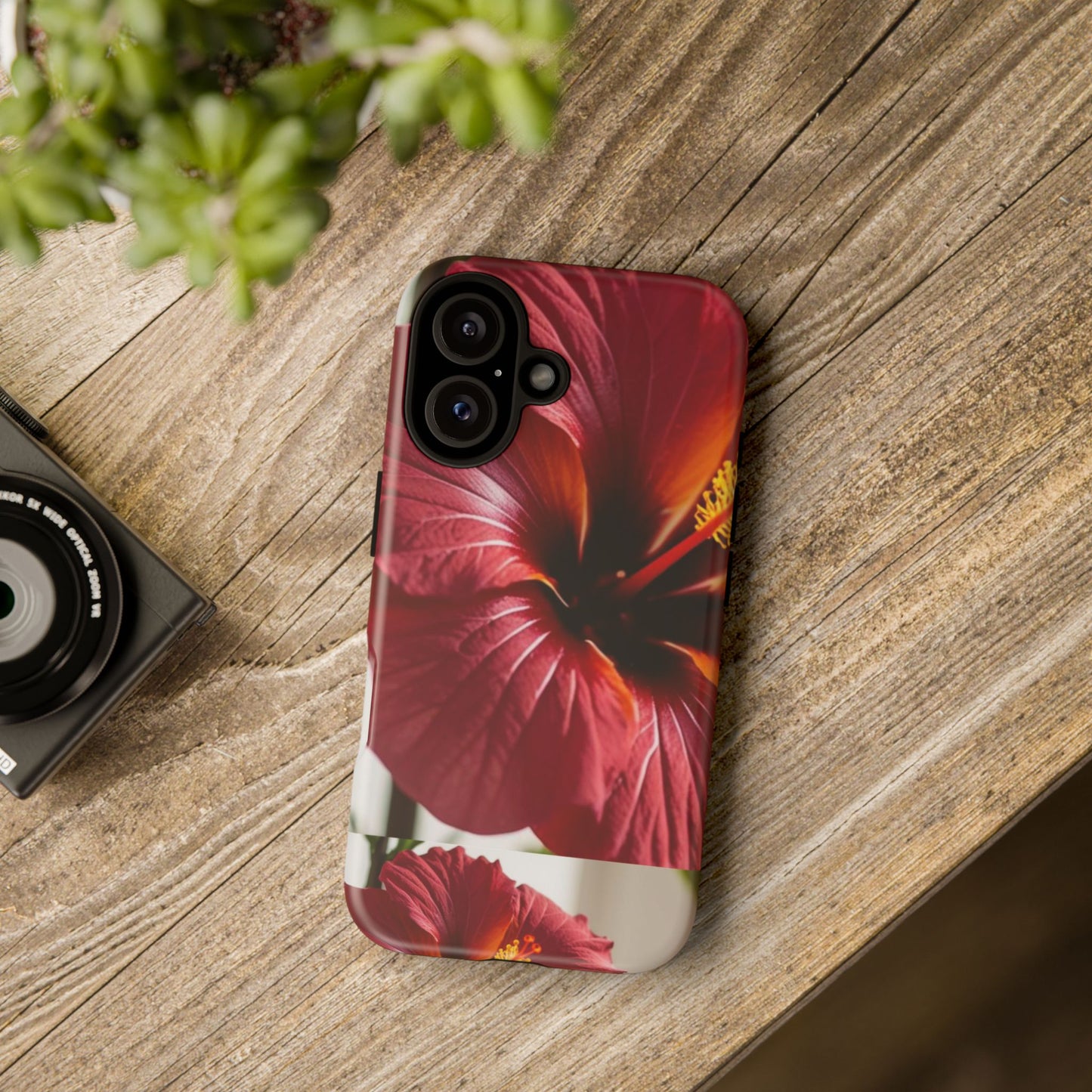 Tough Cases: Tropical Hibiscus Phone Case - Vibrant Floral Design for Nature Lovers