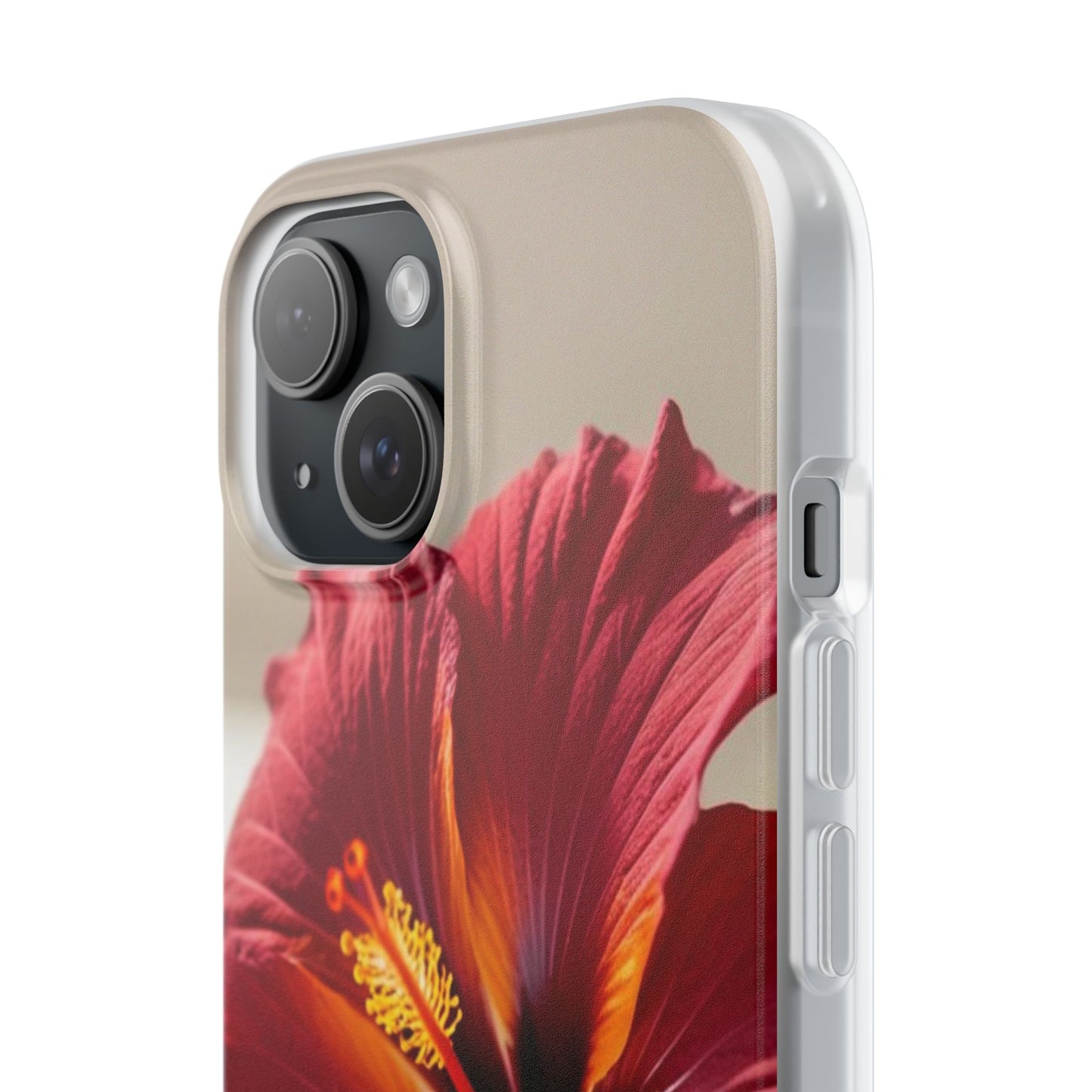 Hibiscus Floral Flexi Case – Durable Phone Protection with Tropical Vibe